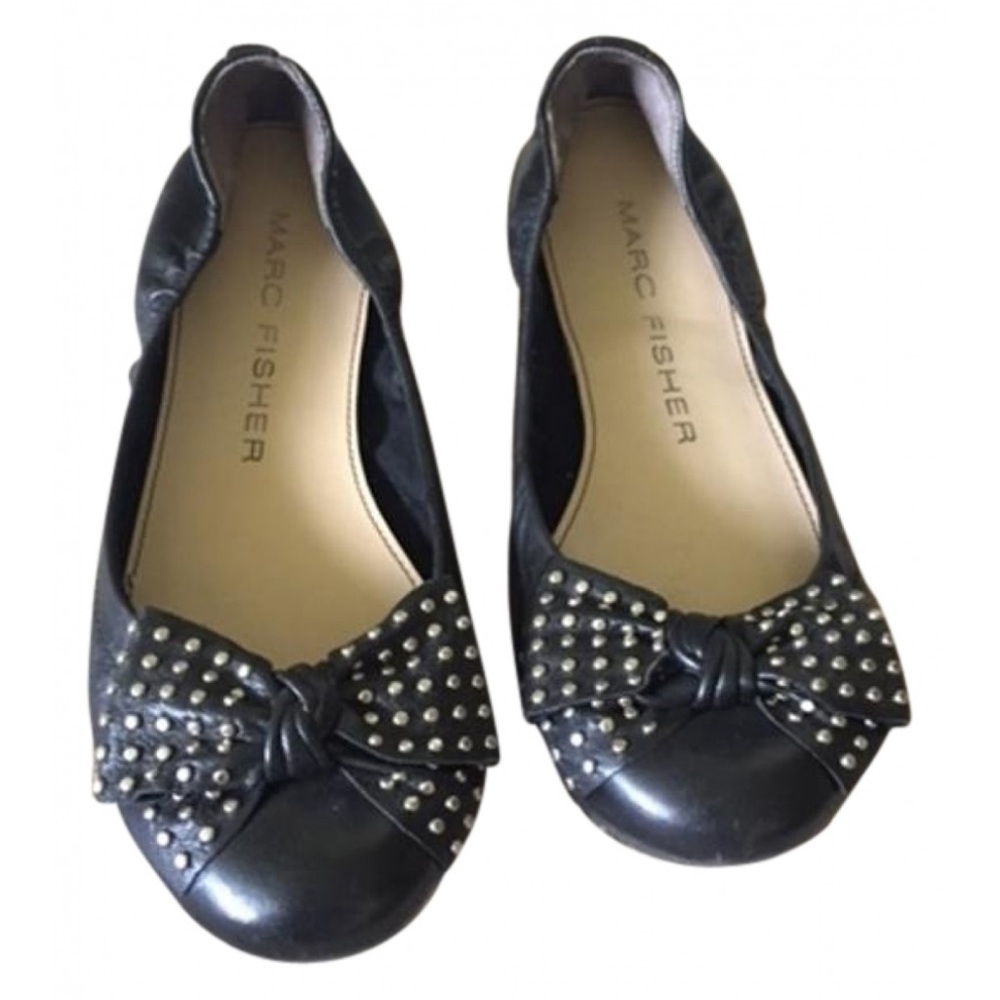 Marc Fisher Wonan Faux Leather Soft Flats w/ Studs